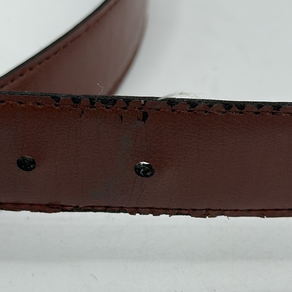 Brown belt with silver buckle - Picture 7 of 7